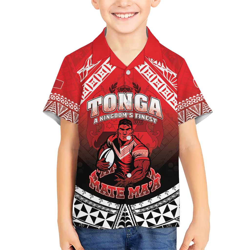 Custom Rugby Tonga MMT Hawaiian Shirt Mana O Tonga - Polynesian Pride