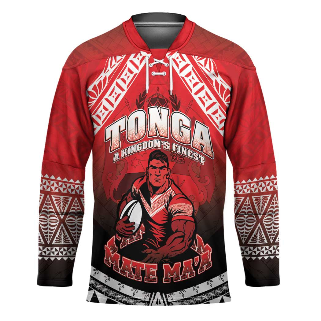 Custom Rugby Tonga MMT Hockey Jersey Mana O Tonga - Polynesian Pride