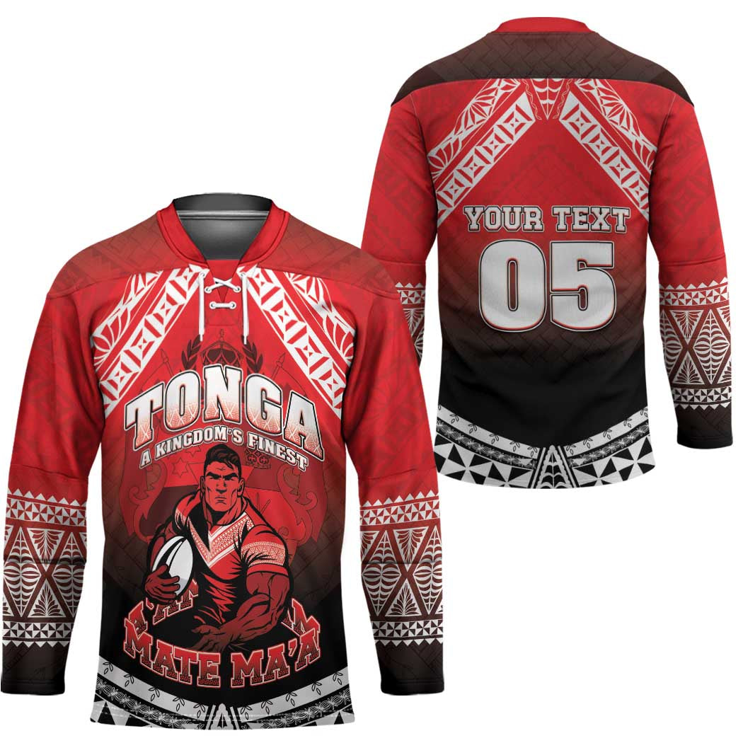 Custom Rugby Tonga MMT Hockey Jersey Mana O Tonga - Polynesian Pride