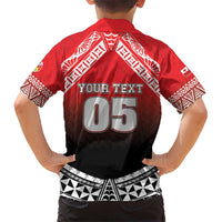 Custom Rugby Tonga MMT Kid Hawaiian Shirt Mana O Tonga - Polynesian Pride