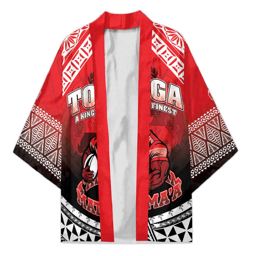 Custom Rugby Tonga MMT Kimono Mana O Tonga - Polynesian Pride