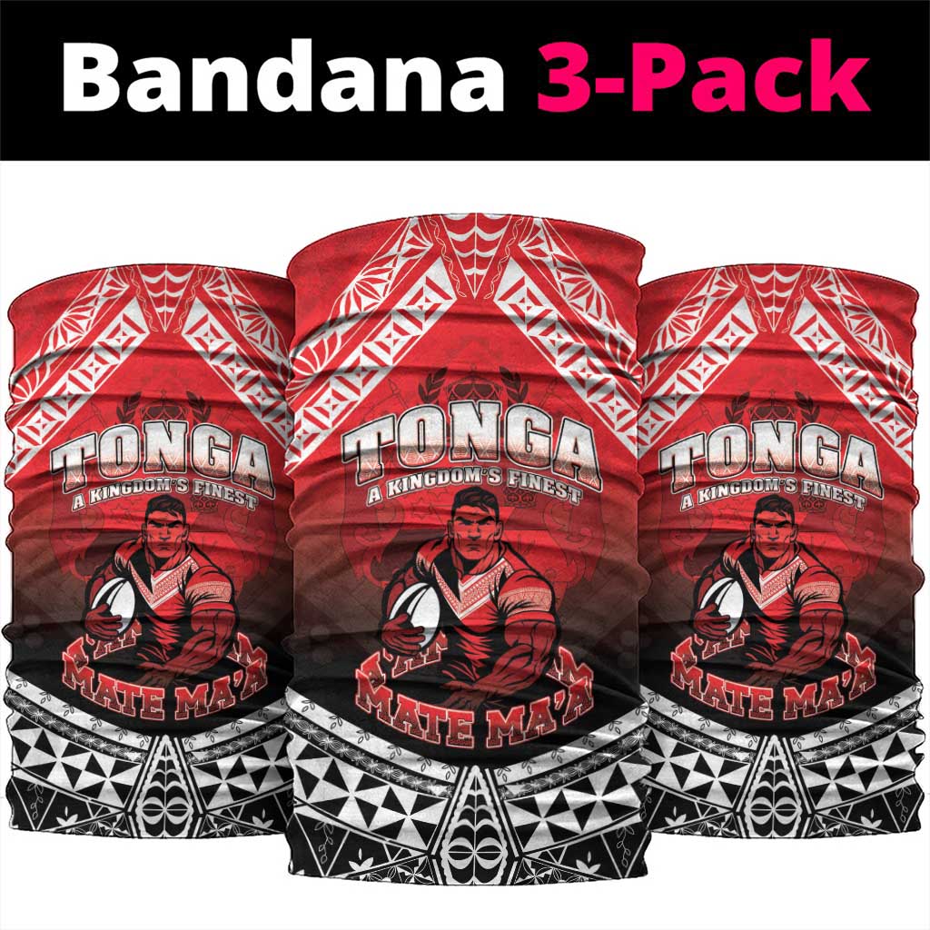 Rugby Tonga MMT Neck Gaiter Mana O Tonga - Polynesian Pride