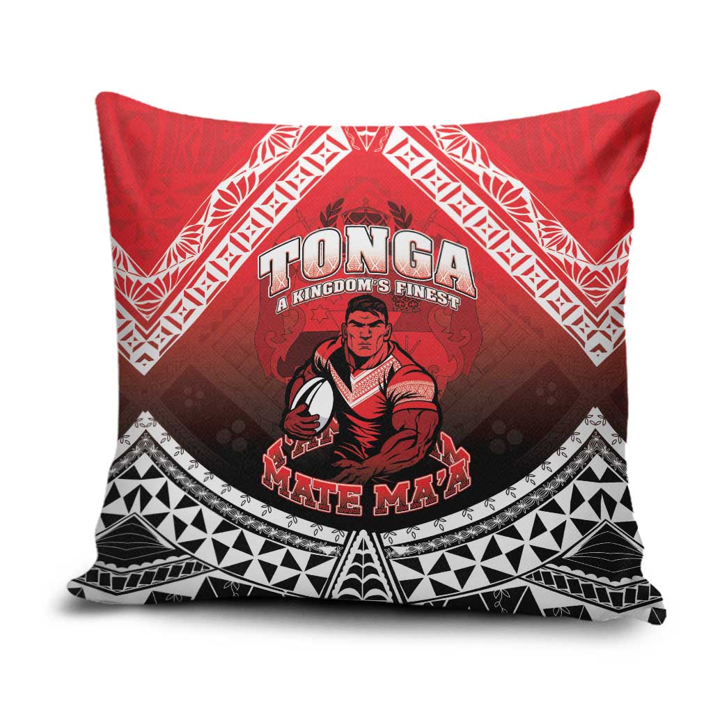 Rugby Tonga MMT Pillow Cover Mana O Tonga - Polynesian Pride
