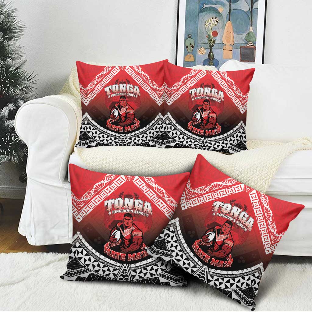 Rugby Tonga MMT Pillow Cover Mana O Tonga - Polynesian Pride