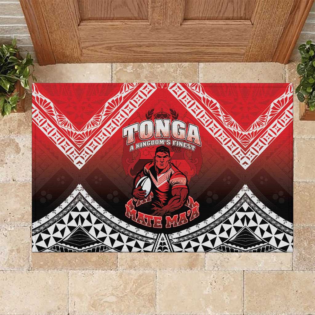 Rugby Tonga MMT Rubber Doormat Mana O Tonga - Polynesian Pride