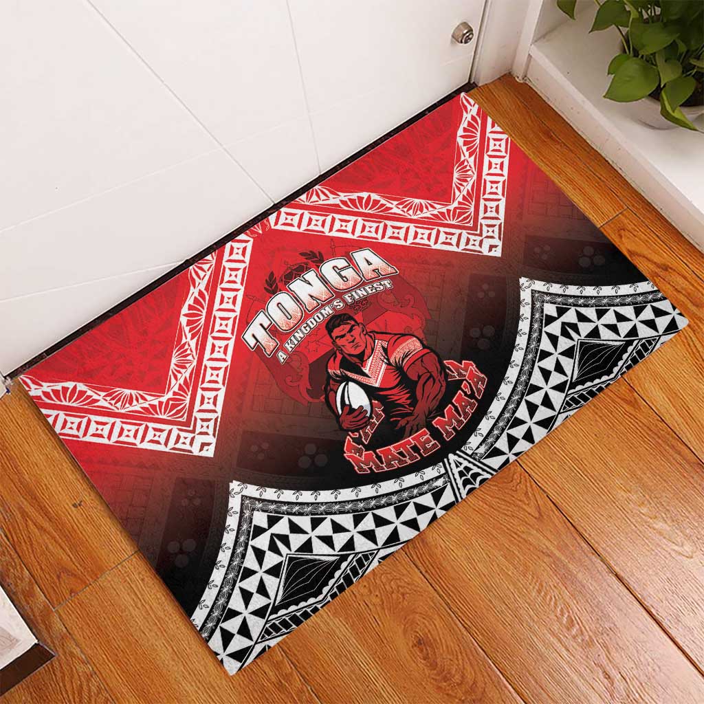 Rugby Tonga MMT Rubber Doormat Mana O Tonga - Polynesian Pride