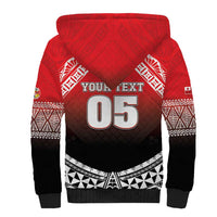 Custom Rugby Tonga MMT Sherpa Hoodie Mana O Tonga - Polynesian Pride