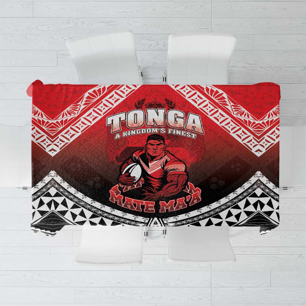 Rugby Tonga MMT Tablecloth Mana O Tonga - Polynesian Pride