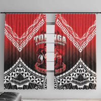 Rugby Tonga MMT Window Curtain Mana O Tonga - Polynesian Pride