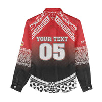 Custom Rugby Tonga MMT Women Casual Shirt Mana O Tonga - Polynesian Pride