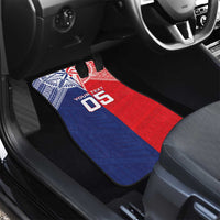 Custom Rugby Samoa And Tonga Car Mats Toa Samoa With Mate Maa - Polynesian Pride