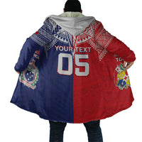Custom Rugby Samoa And Tonga Cloak Toa Samoa With Mate Maa - Polynesian Pride