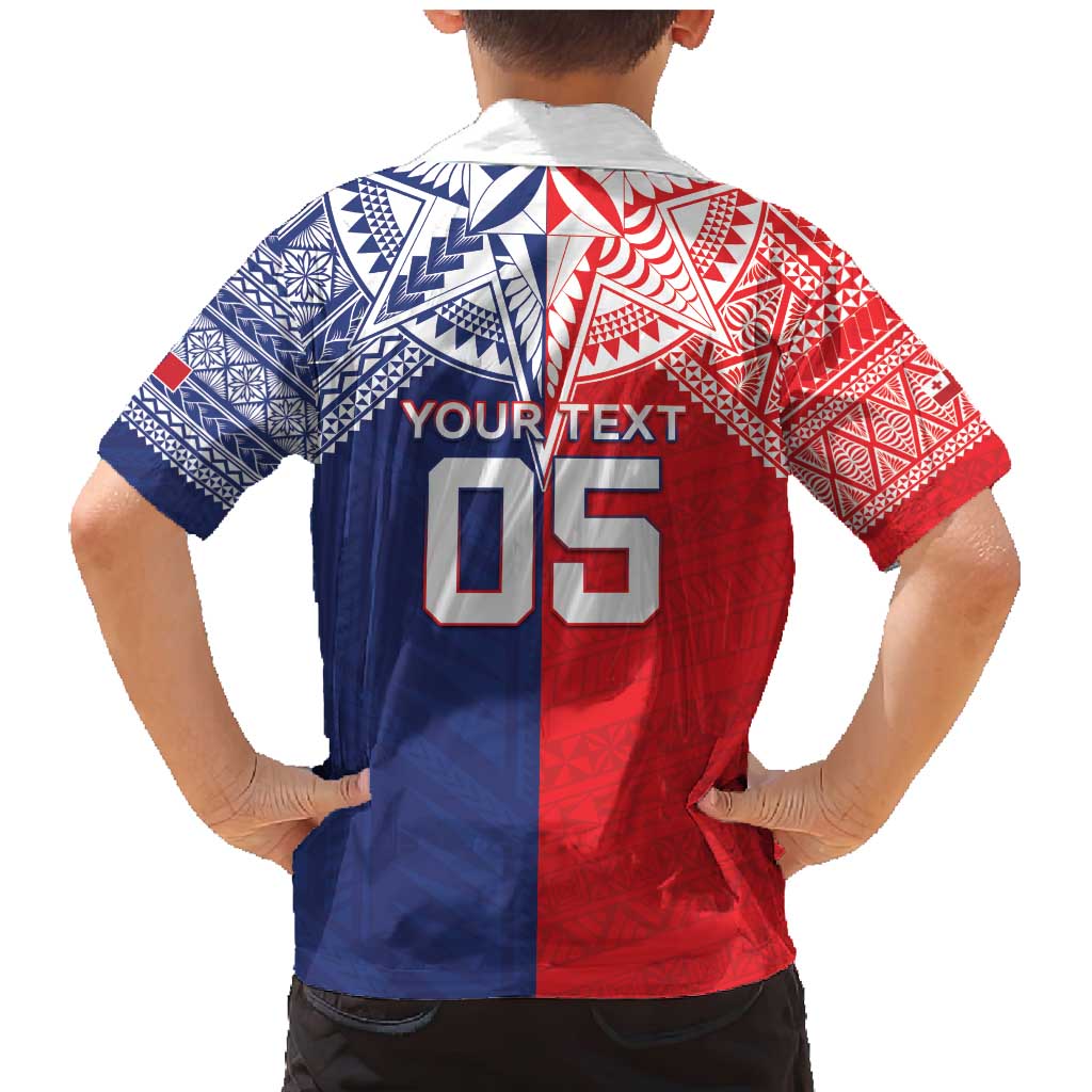 Custom Rugby Samoa And Tonga Family Matching Mermaid Dress and Hawaiian Shirt Toa Samoa With Mate Maa - Polynesian Pride