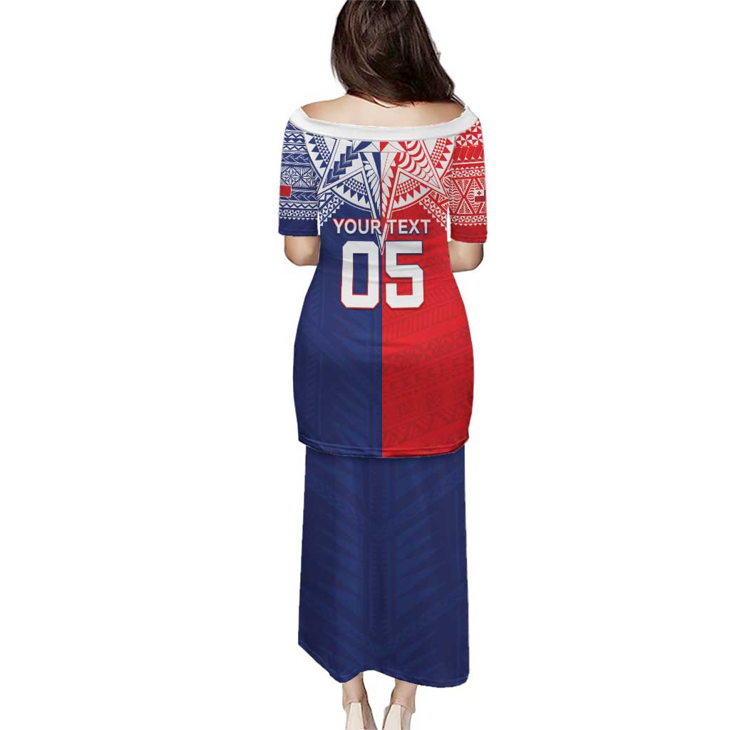 Custom Rugby Samoa And Tonga Puletasi Toa Samoa With Mate Maa - Polynesian Pride