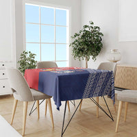 Rugby Samoa And Tonga Tablecloth Toa Samoa With Mate Maa - Polynesian Pride