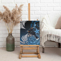 New Zealand Huia Bird Canvas Wall Art Aotearoa Maori Pattern LT05 - Polynesian Pride