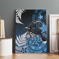 New Zealand Huia Bird Canvas Wall Art Aotearoa Maori Pattern LT05 - Polynesian Pride