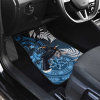 New Zealand Huia Bird Car Mats Aotearoa Maori Pattern LT05 - Polynesian Pride