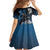 New Zealand Huia Bird Family Matching Summer Maxi Dress and Hawaiian Shirt Aotearoa Maori Pattern