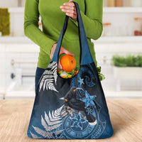 New Zealand Huia Bird Grocery Bag Aotearoa Maori Pattern LT05 - Polynesian Pride