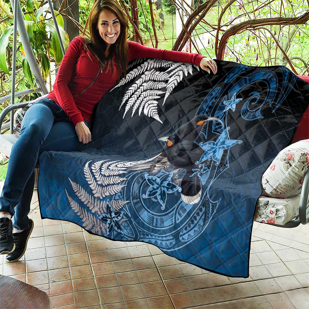 New Zealand Huia Bird Quilt Aotearoa Maori Pattern