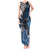 New Zealand Huia Bird Tank Maxi Dress Aotearoa Maori Pattern