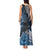 New Zealand Huia Bird Tank Maxi Dress Aotearoa Maori Pattern