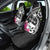 Guam Chamorro Car Seat Cover Bougainvillea Black Polynesian Tribal Pattern