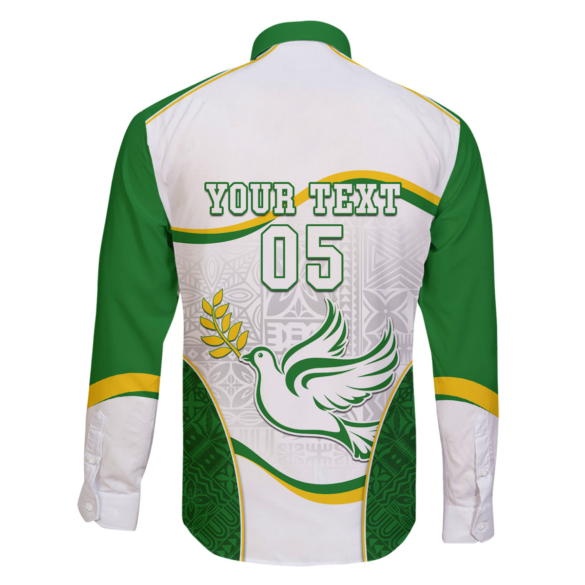 Custom Tailevu Rugby Family Matching Long Sleeve Bodycon Dress and Hawaiian Shirt Fiji Tapa Pattern LT05 - Polynesian Pride