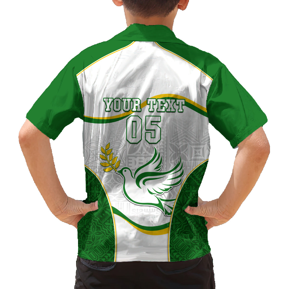 Custom Tailevu Rugby Family Matching Puletasi and Hawaiian Shirt Fiji Tapa Pattern LT05 - Polynesian Pride