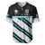 Custom Fiji Rugby Baseball Jersey Fijian 7s With Tapa Pattern LT05 White - Polynesian Pride