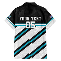 Custom Fiji Rugby Family Matching Off Shoulder Short Dress and Hawaiian Shirt Fijian 7s With Tapa Pattern LT05 - Polynesian Pride