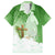 Happy Palm Sunday Family Matching Summer Maxi Dress and Hawaiian Shirt With Polynesian Pattern LT05 Dad's Shirt - Short Sleeve Green - Polynesian Pride