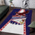 American Samoa Flag Day Area Rug Flag Style