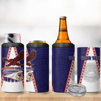 Personalised American Samoa Flag Day 4 in 1 Can Cooler Tumbler Flag Style