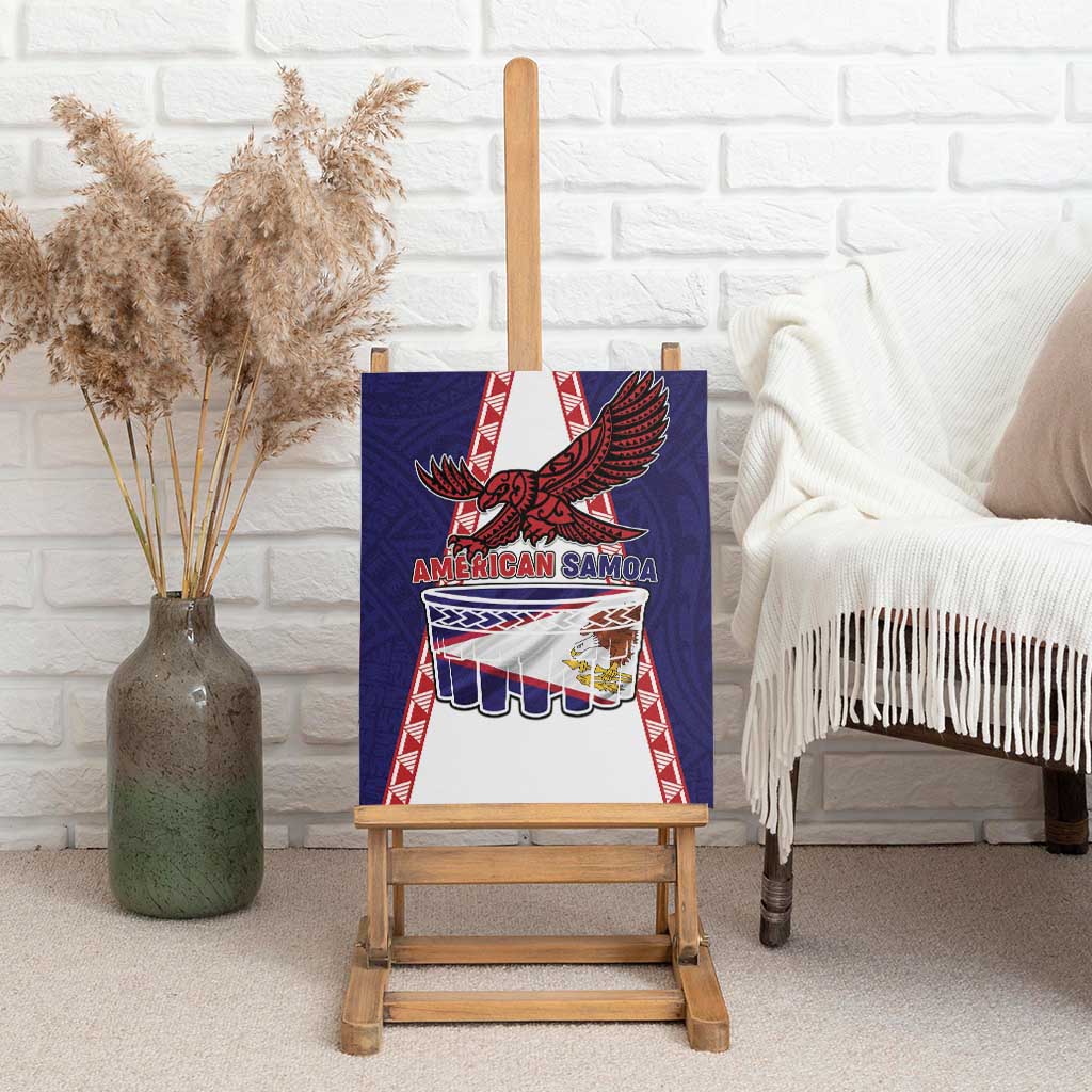 American Samoa Flag Day Canvas Wall Art Flag Style