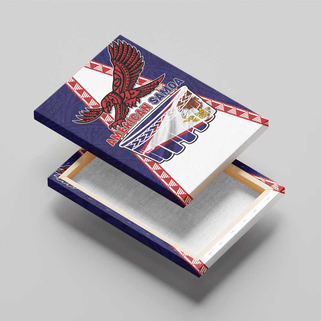 American Samoa Flag Day Canvas Wall Art Flag Style