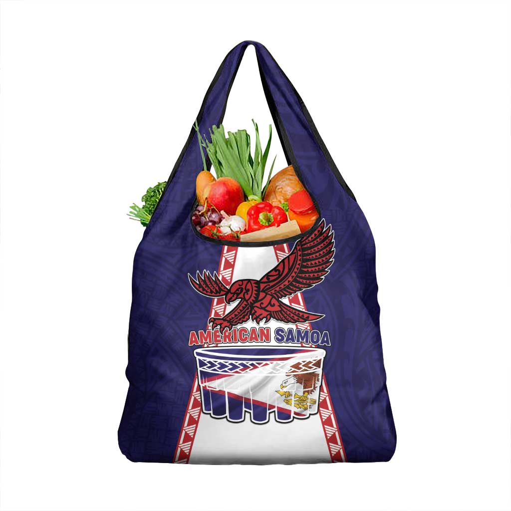 American Samoa Flag Day Grocery Bag Flag Style