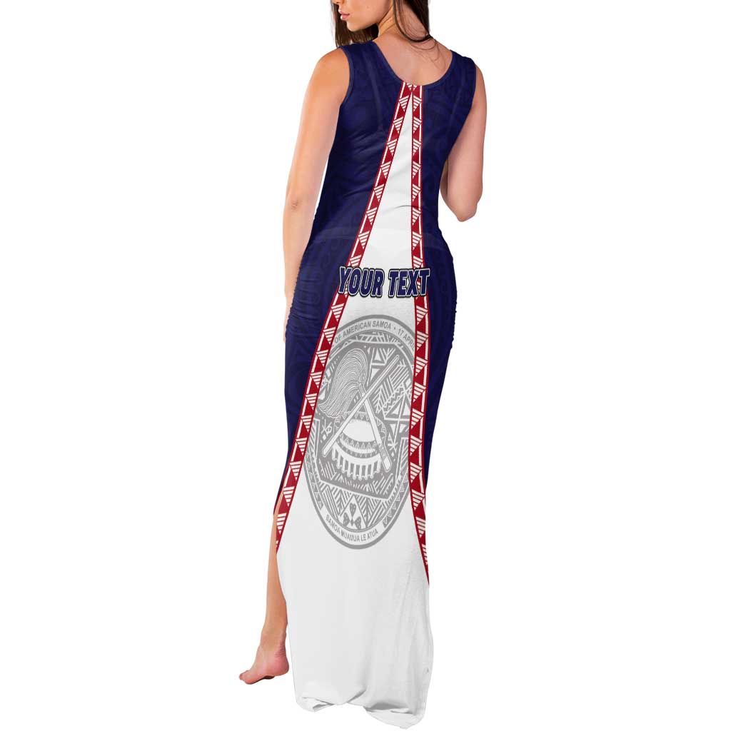 Personalised American Samoa Flag Day Tank Maxi Dress Flag Style