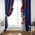 American Samoa Flag Day Window Curtain Flag Style