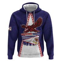Personalised American Samoa Flag Day Zip Hoodie Flag Style
