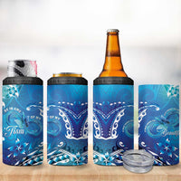 Polynesia Autism Awareness 4 in 1 Can Cooler Tumbler Be In Awe Of My 'Tism LT05 - Polynesian Pride