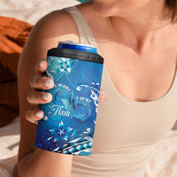 Polynesia Autism Awareness 4 in 1 Can Cooler Tumbler Be In Awe Of My 'Tism LT05 - Polynesian Pride