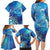 Polynesia Autism Awareness Family Matching Long Sleeve Bodycon Dress and Hawaiian Shirt Be In Awe Of My 'Tism