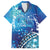 Polynesia Autism Awareness Family Matching Long Sleeve Bodycon Dress and Hawaiian Shirt Be In Awe Of My 'Tism