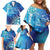 Polynesia Autism Awareness Family Matching Off Shoulder Short Dress and Hawaiian Shirt Be In Awe Of My 'Tism