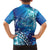 Polynesia Autism Awareness Family Matching Short Sleeve Bodycon Dress and Hawaiian Shirt Be In Awe Of My 'Tism