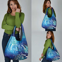 Polynesia Autism Awareness Grocery Bag Be In Awe Of My 'Tism