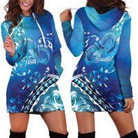 Polynesia Autism Awareness Hoodie Dress Be In Awe Of My 'Tism