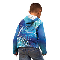 Polynesia Autism Awareness Kid Hoodie Be In Awe Of My 'Tism